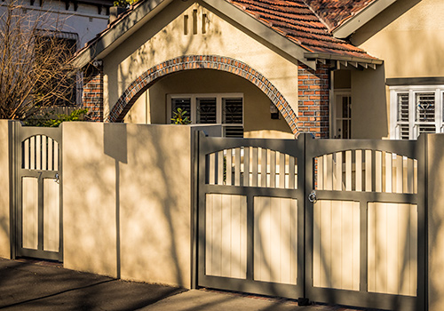 Kensington Wooden pedestrian and dirveway gates